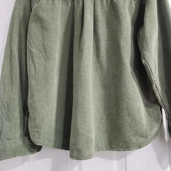 ❤️NWT❤️ Alpine Design Olive Men's Casual Button Down Shirt - Picture 11 of 14